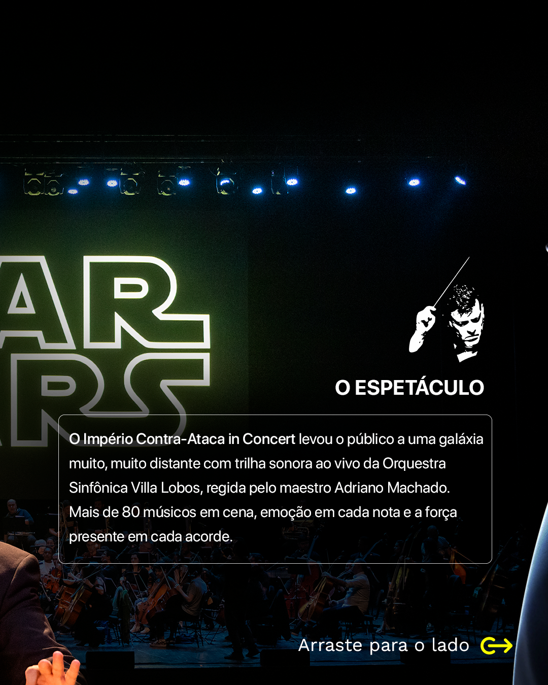 Arte 2 do carrossel Star Wars in Concert